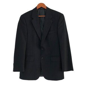 RALPH Lauren‎ Chaps Wool Blazer Sports Coat 2 Buttons Blue Size 39R 39 R